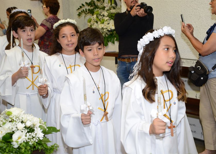 roupa da primeira eucaristia